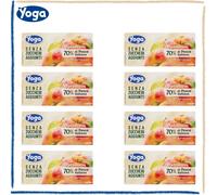 8x Yoga Succo di Frutta Optimum Pesca Brick - Senza Zuccheri Multipack 3x200ml