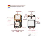 8X ZX908 4G GPS Tracker PCBA Chip Board per Sistema di Tracciamento di Veicoli, Auto, Persone, Localizzatore Satellitare Wireless WIFI Beidou