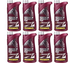 8X1 Litri Originale MANNOL Olio Del Cambio Automatico Dexron III Automatic Plus