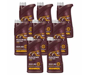 8X1 Litro MANNOL Racing+Ester 10W-60 Olio Motore API SN/CH-4 ACEA A3/B4
