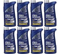 8X1 Litro Originale MANNOL Olio Del Cambio FWD Olio Del Cambio 75W-85 API GL 4