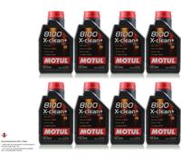 8x1 Litro Originale MOTUL 106376 8100 x-Pulire + 5W30 Olio motore VW per BMW