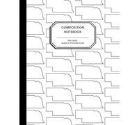 8x10" Composition Notebook - 200 Alternating Blank and College Ruled Pages - Nebraska State Outline Notebook Journal with Clean White Background for Kids, Preteens, Teens and Adults