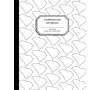 8x10" Composition Notebook - 200 Alternating Blank and College Ruled Pages - South Carolina State Outline Notebook Journal with Clean White Background for Kids, Preteens, Teens and Adults