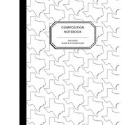 8x10" Composition Notebook - 200 Alternating Blank and College Ruled Pages - Texas State Outline Notebook Journal with Clean White Background for Kids, Preteens, Teens and Adults