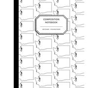 8x10" Composition Notebook - 200 College Ruled Pages - Washington State Outline Notebook Journal with Clean White Background for Kids, Preteens, Teens and Adults