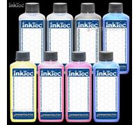 8x100ml Inktec Pigmento Inchiostro Ciss Ricarica per Epson Stylus 4000 C4 C8 Ps