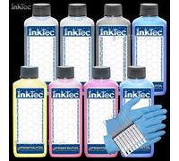 8x1L Inktec Inchiostro Quick Fill IN Ciss Ricarica per HP 91 Designjet Z6100