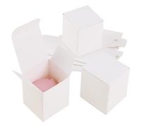 (8x8x8cm) 50Pz Scatoline Carta Kraft Bianche Scatoline Carta Kraft Bianche