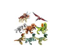 8xWorld Dinosaur Building Blocks T-Rex Figures Regalo per bambini Multicolore[JR]{hy} multicolore