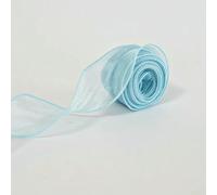 9,1 m/rotolo di nastro di seta chiffon di organza raso per fai da te, artigianato, confezioni regalo, decorazione, bouquet di nozze, ghirlande, forniture per cucito