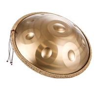 (9/10/12 Note 440hz/432hz) Handpan Steel Drum Per Adulti, Hand Pan Harmonic Per Campeggio, Meditazione O Yoga, Strumento A Percussione Armonico Re Minore Da 55 CM(Spiral,9 Notes (432Hz))