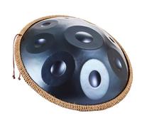 (9/10/12 Note 440hz/432hz) Handpan Steel Drum Per Adulti, Hand Pan Harmonic Per Campeggio, Meditazione O Yoga, Strumento A Percussione Armonico Re Minore Da 55 CM(Blue,9 Notes (440Hz))