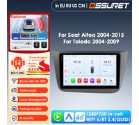 9 ''10.33 '' AI Voce Wireless CarPlay Android Auto Radio per Seat Altea 2004-2015 Toledo 4G Auto Multimedia GPS 2din Autoradio BT