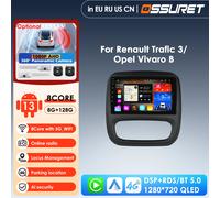 9 "10.33'' Pro AI Android Auto Radio per Renault Trafic 3 2014-2021 per Opel Vivaro B 2014-2018 Carplay Car Multimedia GPS 2din S1 (type A)