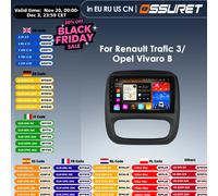 9 "10.33'' Pro AI Android Auto Radio per Renault Trafic 3 2014-2021 per Opel Vivaro B 2014-2018 Carplay Car Multimedia GPS 2din