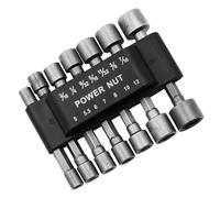 9/14pcs Hexagonale Power Nut Driver Bit Bit Boccola Viti Viti Maniche