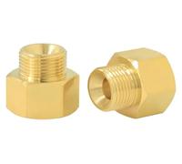 9/16" female thread,brass hex socket,blank stop nut