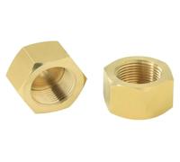 9/16" female thread,brass hex socket,blank stop nut