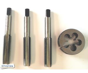 9/16 X 40 Taps E Die Dal Set Di Ingegneria Chronos Modello Di 4