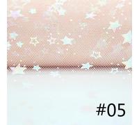 9.1m Stelle Glitter Tulle Rotolo Rete Matrimonio Decorazione Tutu Gonna Tessuto