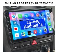 9" 2+64G Android 13 Carplay Autoradio GPS Navi WIFI RDS Per Audi A3 S3 RS3 8V 8P