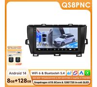 9 "2DIN Carplay Android Auto autoradio Per Toyota Prius XW30 2009-2015 multimediale 6115 8Core auto schermo intelligente GPS Stereo