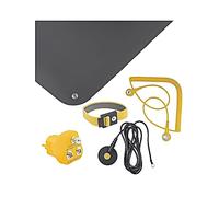 9-366-A Tappetino: Set da tavolo ESD L: 610 mm W: 450 mm Spessore: 1,5 mm Ner...