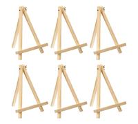 9.4" Mini Legno Cavalletto Stand,6pz Tavolo Usa Regolabile Triangolo Supporto