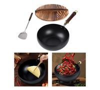 9.45 pollch wok padella pentola induzione wok cinese bollente per campeggio