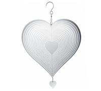 9.45x3.94 Spinner per il a cuore - arredamento sospeso in metallo 3D con 360 掳 rotazione per giardino