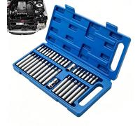 9,5 mm di spinta strumenti di riparazione esagonali in acciaio | Set di 40 boccole per punte da 12,7 mm, per auto, camion, moto, motore, elettrodomestici, mobili