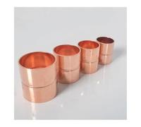 9.52mm 3/8" Inner Diameter Copper End Feed Straight Equal Coupling Plumbing Fitting Scoket Weld Water Gas Oil 0.7mm Thickness