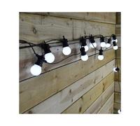 9.5M Indoor & Outdoor Festoon Led Lights - 100 Cool White Led Within 20 Bulbs