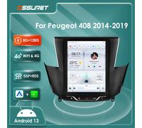 9.7 "Android 13 Autoradio GPS Stereo Per Peugeot 408 2014-2018 2019 2020 lettore multimediale 4G Carplay 7862 Unità Principale Touch Screen