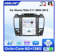 9.7 "Android 13 Autoradio per Nissan Tiida C11 2004-2013 Lettore multimediale Autoradio GPS navi Stereo 4G Carplay 2din SWC Schermo