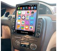 9.7 inch Double Din Car Stereo for Buick Enclave 2008-2012 with Wireless Carplay Android Vertical Touch Screen Radio for Enclave Head Unit GPS Navi with Backup Camera Bluetooth FM/RDS DSP, 2+64G