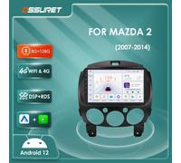 9 "7862 Android Auto autoradio Per MAZDA 2 2007-2014 Lettore Multimediale 4G Autoradio GPS navi Stereo AI Carplay 2din Touch Screen