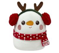 9,8" Christmas Snowman Dolls Plush Toy,25 cm Cute Xmas Plush Pillow Toys Stuffed Snowman Doll Toy,Christmas Plushies Soft Toys,Christmas Collection Cuddly Toy for Kids Girls Boys Xmas New Year Gifts