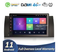 9" 8-Core Android 11.0 GPS Autoradio pour BMW 5 Série E39 X5 E53 M5 DAB+ CarPlay