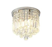 9.8 Pollice Moderno Mini Cristallo Lampadario, Moderno a Filo Rotondo Monte Soffitto Luce, Decorazione D'Interni Soffitto Lampada Di Illuminazione per Corridoio Cucina Camera da Letto Soggiorno Lavan