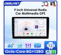 9 /9.7/10.1/10.33 pollici Android 2 Din per Autoradio universale lettore multimediale navigazione GPS Autoradio Stereo Head Unit Carplay 9Inch-P1 L
