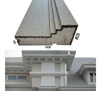 €9,99ml *** STOCK ***. Pacco da 10 ml di cornice decorativa in XPS Resinata per esterno 14X6,5X200cm PD78