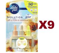 9 AMBIPUR 3VOLUTION ELETTRICO RICARICA 21ML ORO E VANIGLIA DEODORANTE AMBIENTE