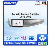 9 "Android 13 Autoradio GPS Stereo per Alfa Romeo Giulietta 2015-2018 lettore multimediale 4G 8Core Autoradio Carplay Touch Screen P3 CP-4Core-2G 64G