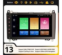 9" Android 14 Autoradio Navi Mercedes B W169 W245 Vito Sprinter Crafter