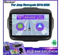 9"Android 14 Autoradio Stereo Per Jeep Renegade 2016-2020 GPS Navi Carplay RDS