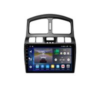 9" Android 14 GPS Navigation Radio for Hyundai Santa Fe 2005-2015 | 2 DIN Touchscreen with Bluetooth, CarPlay, WiFi, Voice Control & Steering Wheel Commands (D7 2G+32)