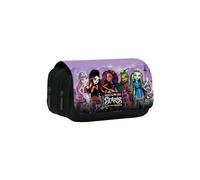 (9)Astuccio portamatite Monster High con cover staccabile e doppio strato per studenti