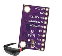 9-Axis Motion Sensor, Ahrs Module Tracking Detector With Two Jumpers, Replacement Parts, Flexible 9-Axis Accelerometer, Ideal For Professionals & Enthusiasts, 3,3 V